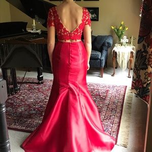 Zoey Grey Prom Dress (pet/smoke free home)